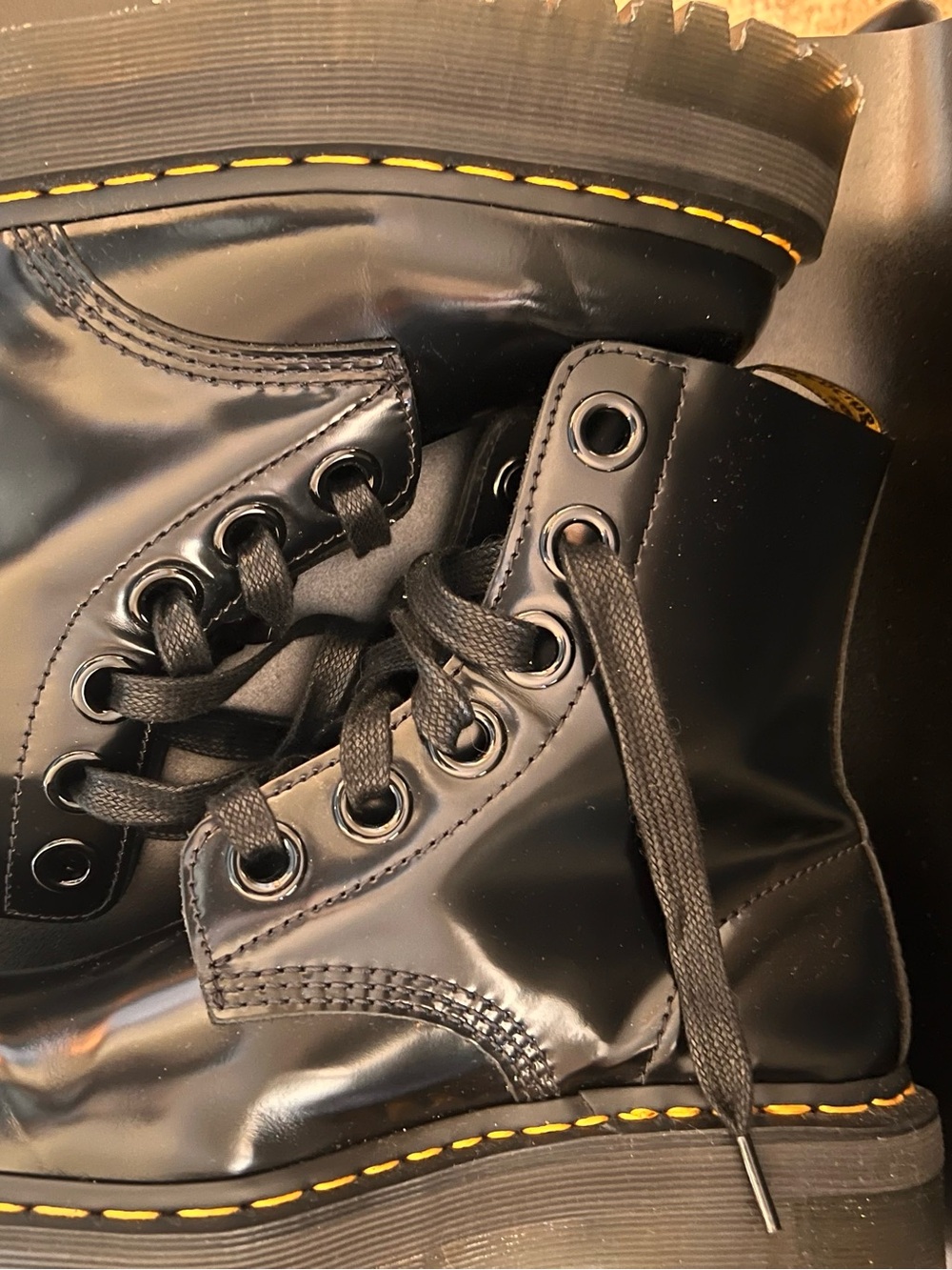Dr. Martens Molly Quad Retro Black Boot- Womens size 9